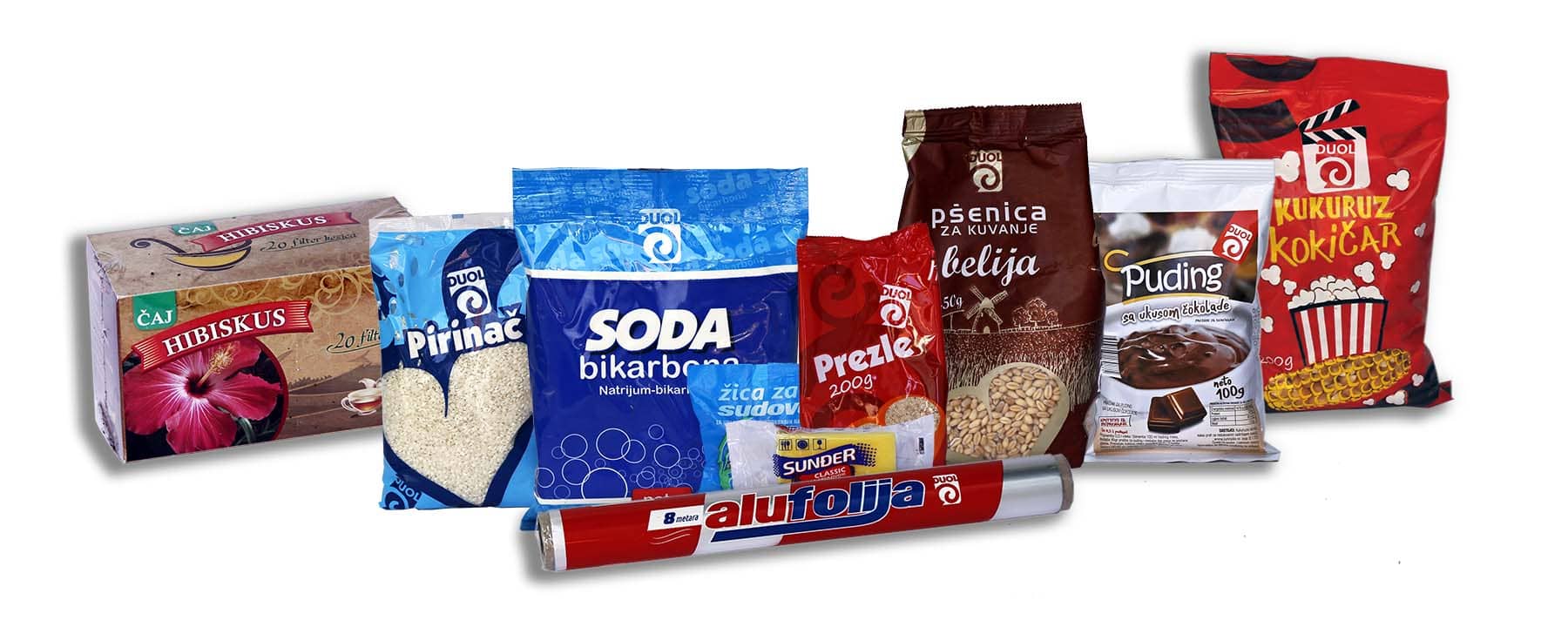 Raznovrsni paketi proizvoda